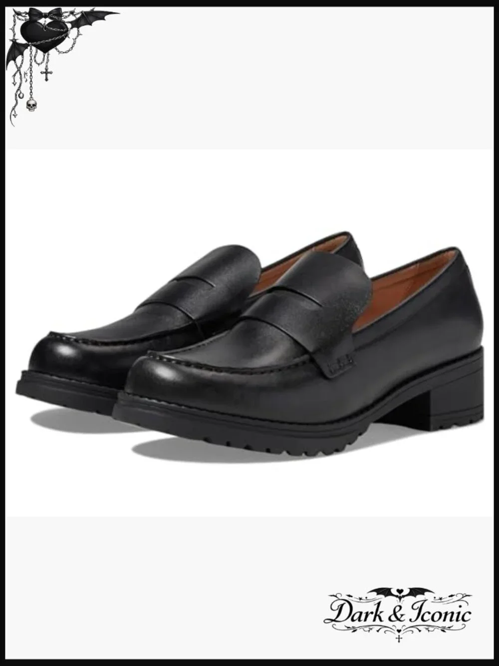 Classic Loafer with Bow Detail - Pull-On Style, Leather Upper, Cushioned Insole - Picture 2 of 7
